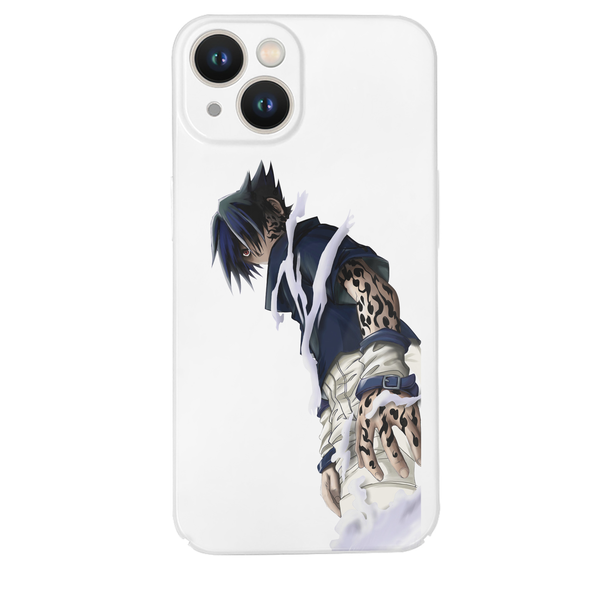 （画像用） NARUTO -ナルト- うちは サスケ Uchiha Sasuke 【iPhone 14シリーズ対応】ハードケース